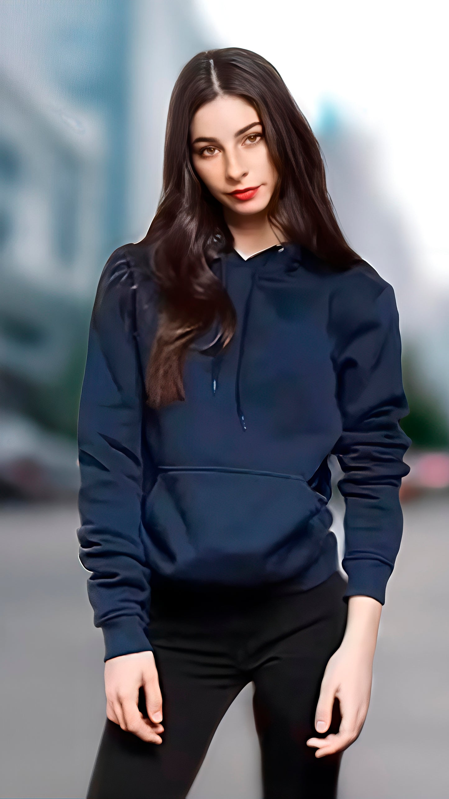 Polera Unisex con Capucha