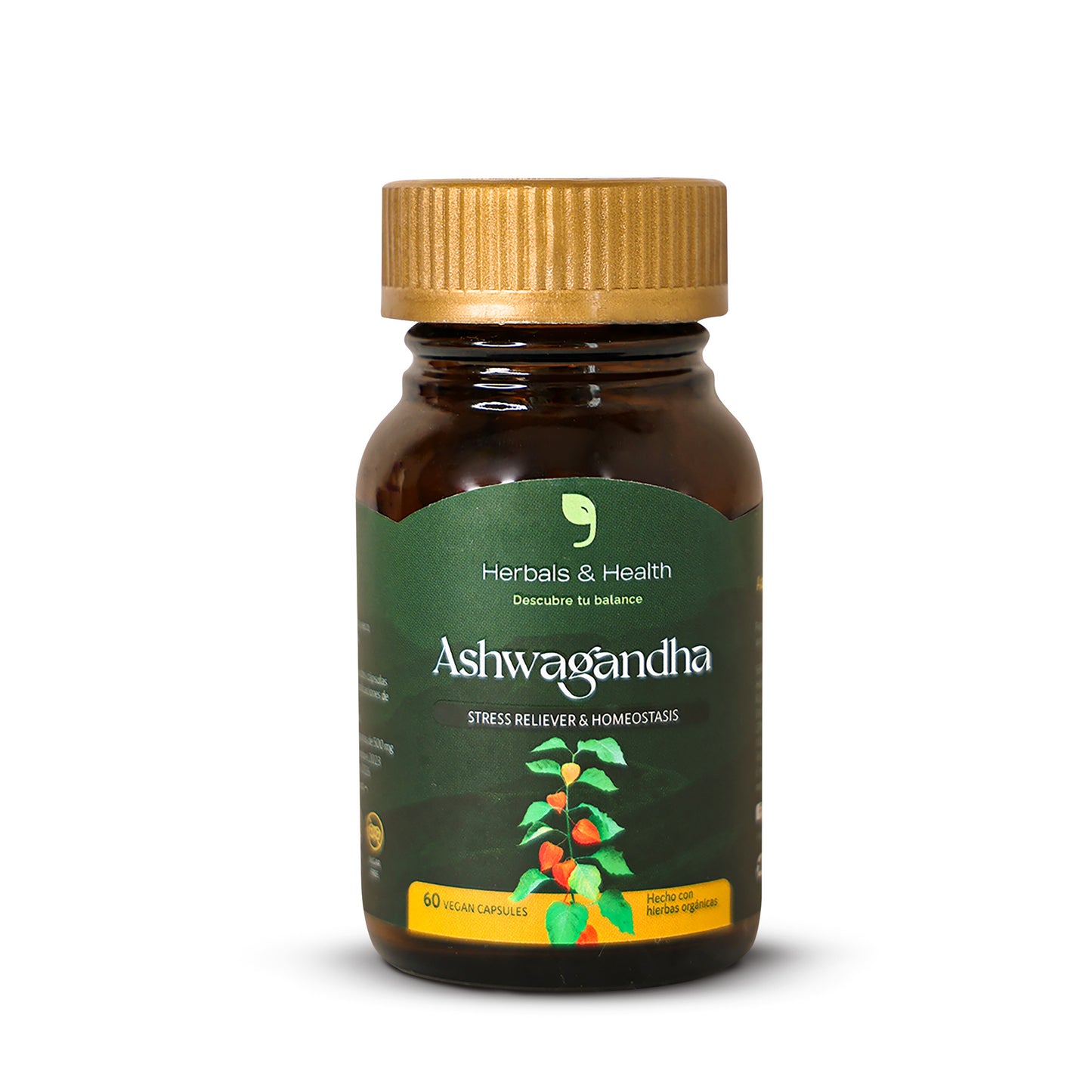 🌿 ASHWAGANDHA - 60 CAPSULAS - HERBALS & HEALTH